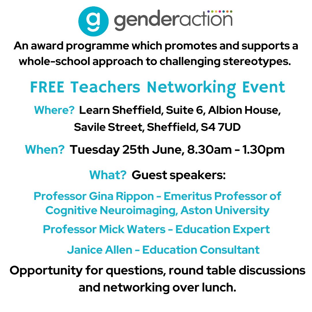 Gender Action Sheffield event poster